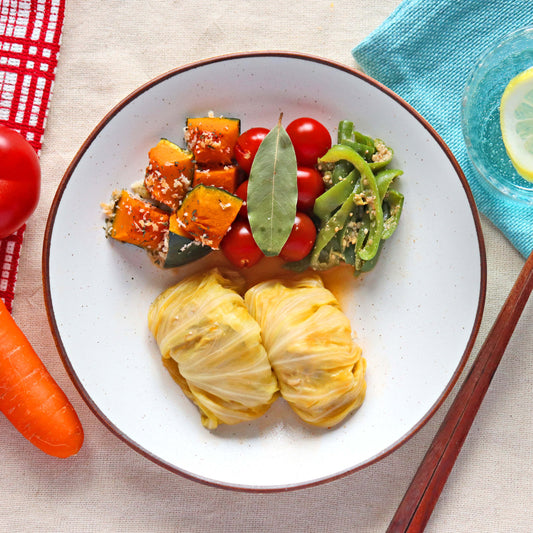 福岡県北九州市小倉北区 花かがみ うまみじゅわっと!ロールキャベツrōrukyabetubentō(冷凍)