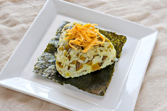 福岡県北九州市小倉北区 花かがみ 彩り◎!錦糸卵と高菜おにぎりtakanaonigiri kinsitamagōki(冷凍)