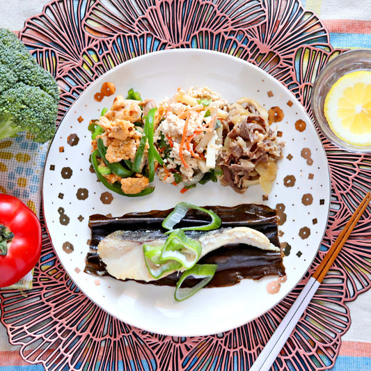 福岡県北九州市小倉北区 花かがみ 白身ふっくら!鱈昆布バター蒸しねぎポン酢tarakonbubatāmusinegiponzubentō(冷凍)